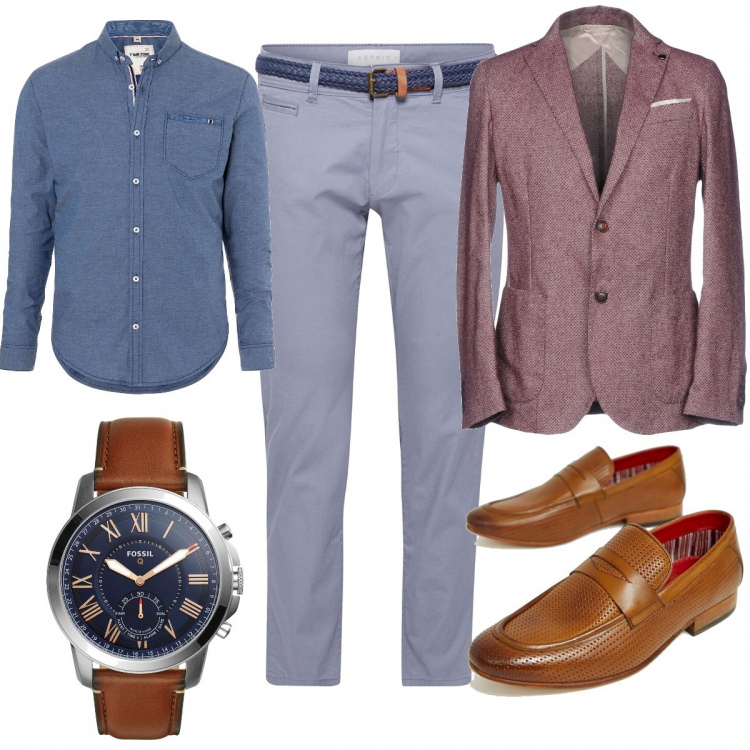 Outfit uomo - È la primavera.... Stile Trendy per Serata speciale.