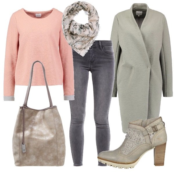 Outfit donna - Profumo di primavera. Stile Basic per Tutti i giorni.