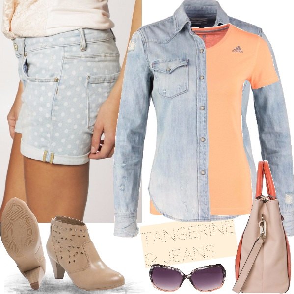 Outfit TANGERINE & JEANS