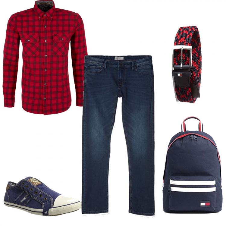 Outfit uomo - Ultimi mesi di scuola. Stile Casual per Tutti i giorni.