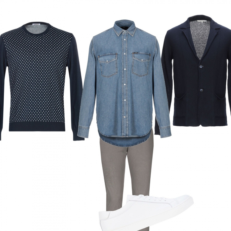 Outfit uomo - Total look #264100. per Tutti i giorni. Abbinamento con sneakers.