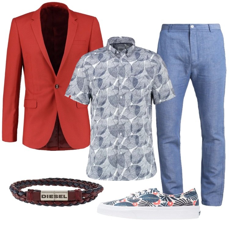 Outfit uomo - Alla festa di laurea. Stile Casual per Serata speciale.