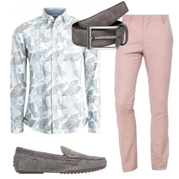 Outfit uomo - Party in campagna. Stile Casual per Cerimonia.