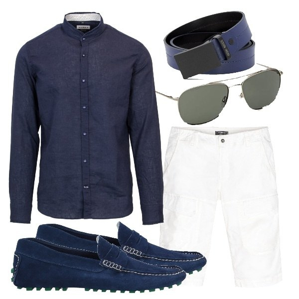 Outfit uomo - Serata in barca. Stile Casual per Serata speciale. Abbinamento con camicie.