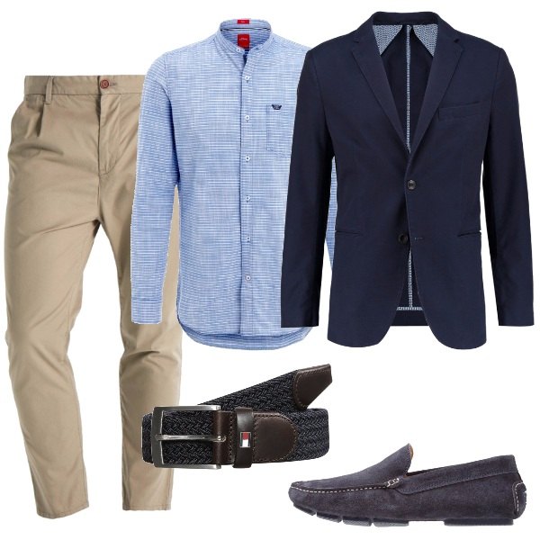 Outfit uomo - Meeting con i clienti. Stile Business/Elegante per Ufficio.