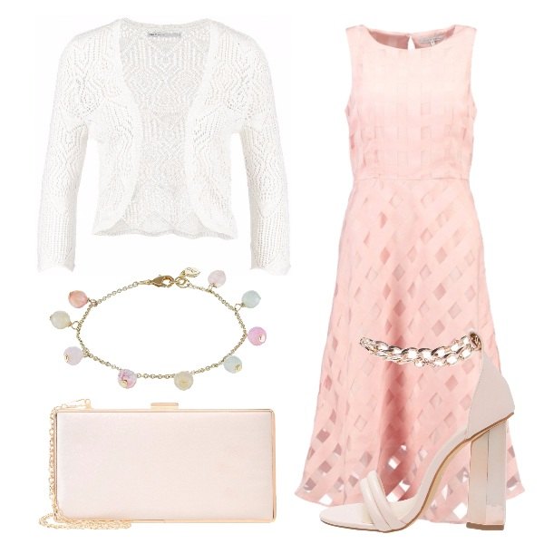 Outfit donna - Chiaro chiaro. Stile Bon Ton per Cerimonia.