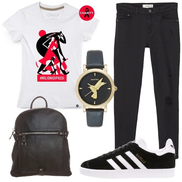 Outfit donna - Tempo libero. Stile Basic per Tutti i giorni.
