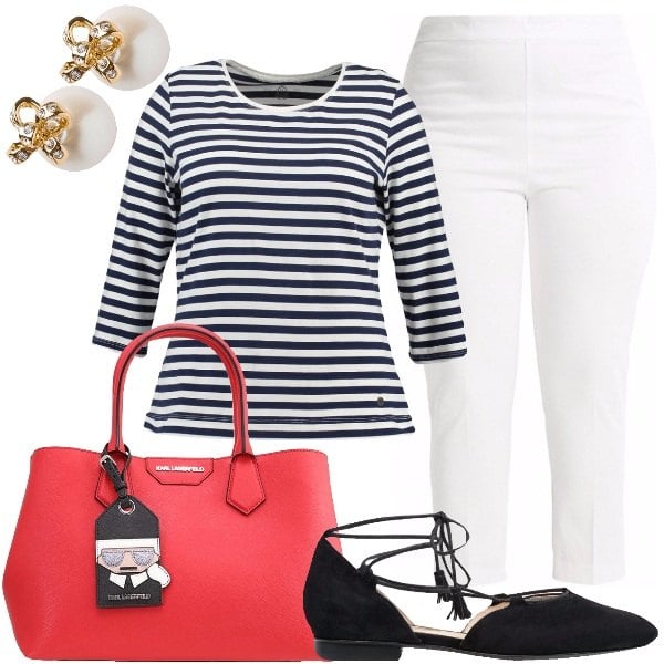 Outfit donna - Sotto la Tour Eiffel. Stile Bon Ton per Tutti i giorni.