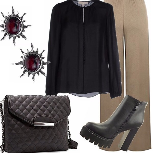 Outfit Pantalone palazzo. Consigli