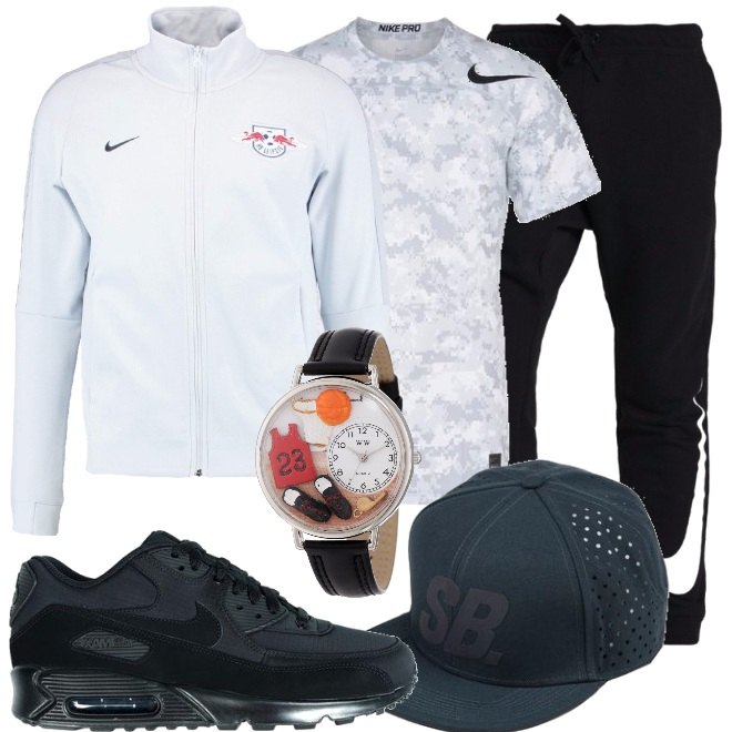 Outfit uomo - In orario allo stadio. Stile Casual per Tutti i giorni.