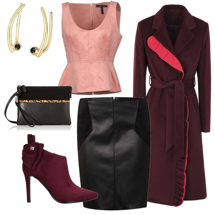 Outfit femme - Fancy heels. Style Sexy pour Soirée dehors. Assortir avec jupes, stiletti con zip, top, manteaux, trenchs et éco-fourrures, clutchs et pochettes, boucles d'oreilles.
