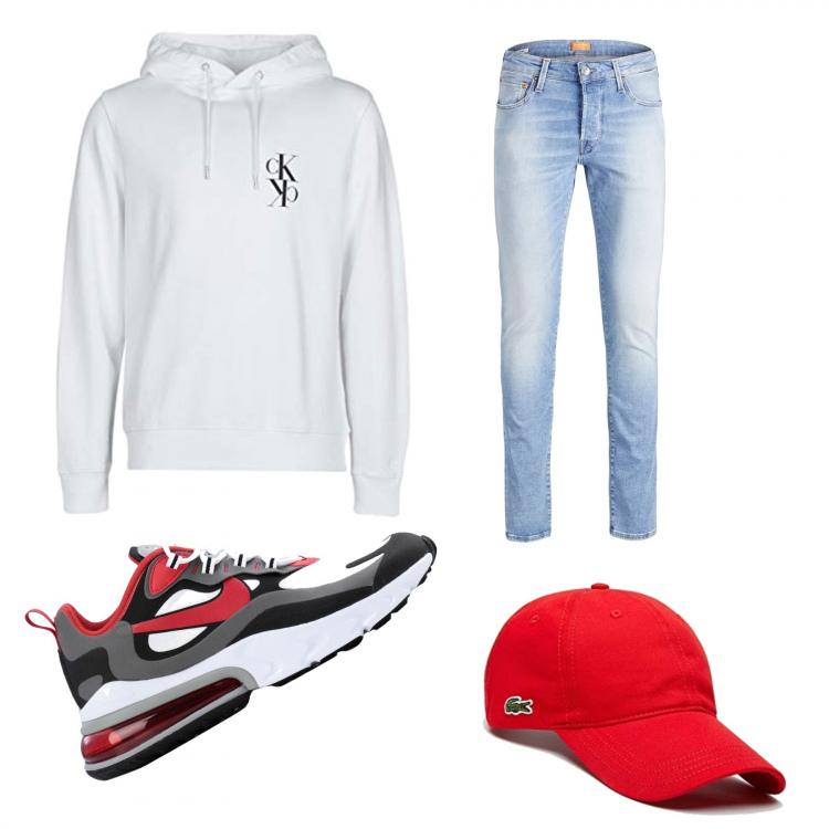Outfit homme - Urban #1258. Style Urban pour Tous les jours. Assortir avec sweats, jeans, chapeaux, sneakers.