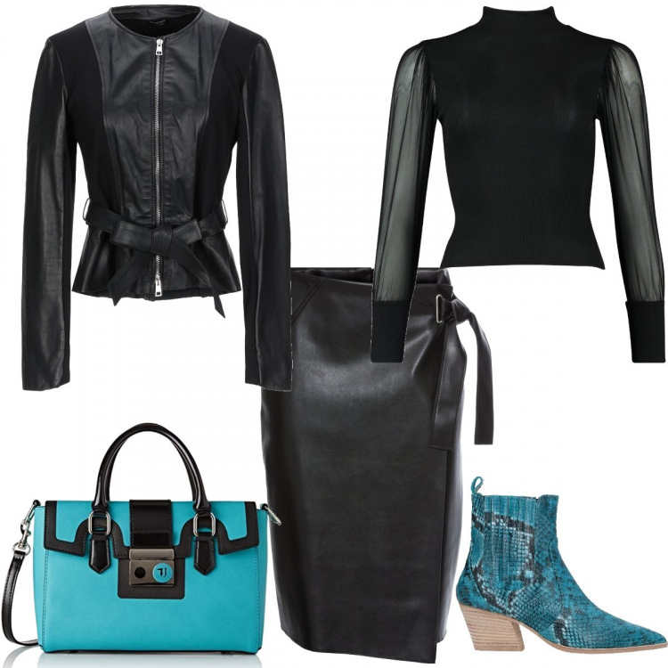 Outfit donna - Brand Inspo #Tom Ford. Stile Trendy per Serata fuori. Abbinamento con cappotti, cappotti, stivaletti, top, borsa tote.