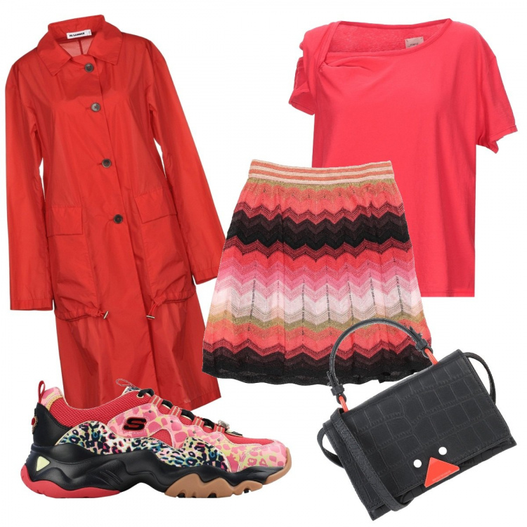Outfit femme - Streety. Style Urban pour Tous les jours. Assortir avec sneakers, jupes, manteaux, trenchs et éco-fourrures, sacs à main, t-shirts et polos.