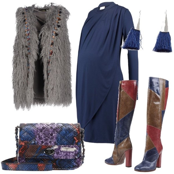 Outfit donna - Una mamma trendy. Stile Trendy per Tutti i giorni. look ideale per Premaman.