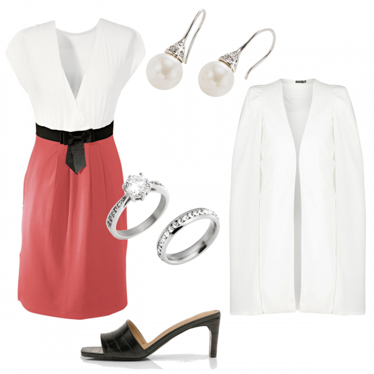 Outfit femme - Pâques à la maison ... avec style!. Style Bon Ton pour Cérémonie. Assortir avec robes longues, bagues, chaussures à talon, vestes, blazers et manteaux, sandales, sabots, mules et tongs tendance.