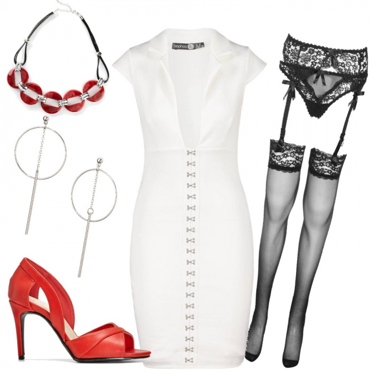 Outfit femme - Sexy pour seduire son chéri homme. Style Sexy pour Tous les jours. Assortir avec chaussure à talon, colliers, boucles d'oreilles, robes, ensembles lingerie.