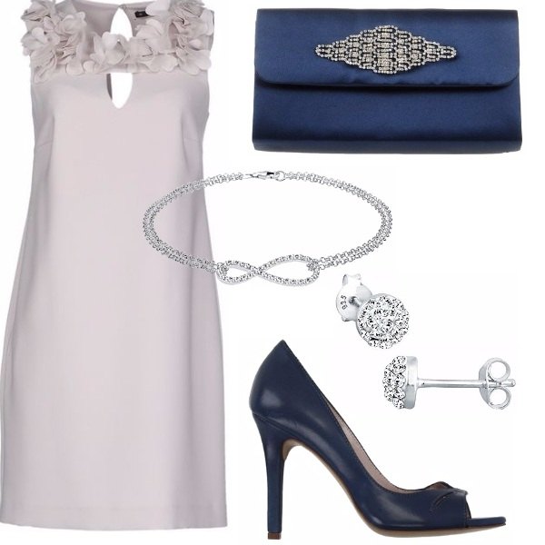 Outfit Abito da cerimonia e pochette gioiello