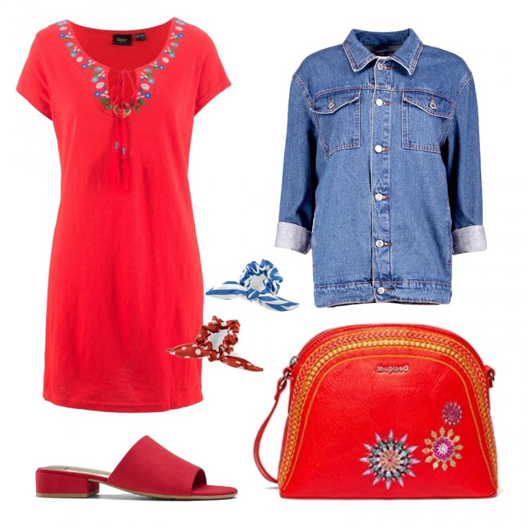 Outfit femme - Totale détente. Style Basique pour Tous les jours. Assortir avec pantoufles, robes, blazers, sacs besace.