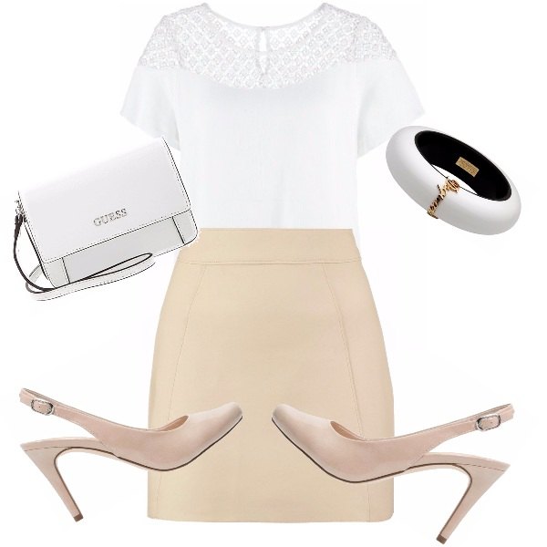 Outfit donna - Invitata per una comunione. per Cerimonia.