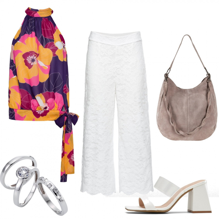 Outfit donna - Must have Bonprix. Stile Trendy per Ufficio. Abbinamento con borse a mano, pantalone culotte, pantaloni cargo, ciabatte, anelli.