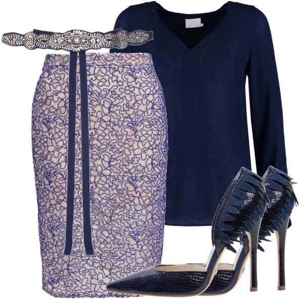 Outfit Con il tuo amato blu sai quanti look!