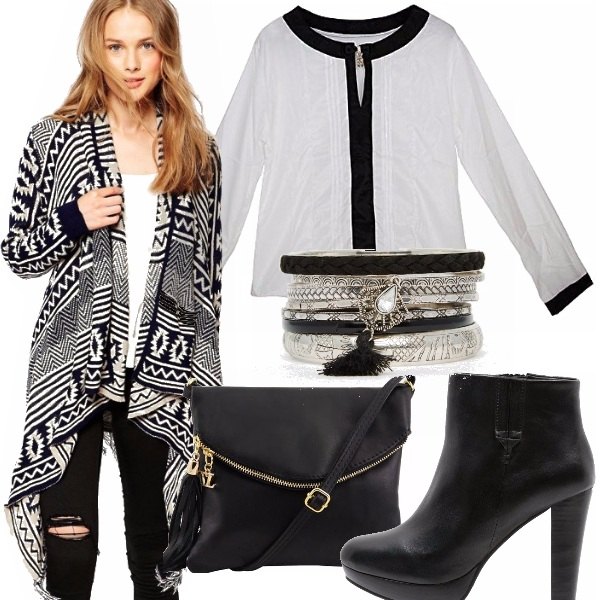 Outfit donna - Coachella chic. Stile Etnico per Scuola/Università.