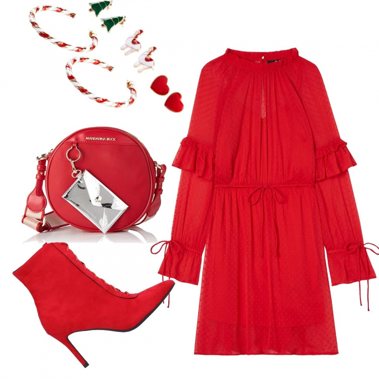 Outfit donna - Total look #602243. Abbinamento con stivaletti, costumi interi, vestiti, borse a tracolla.