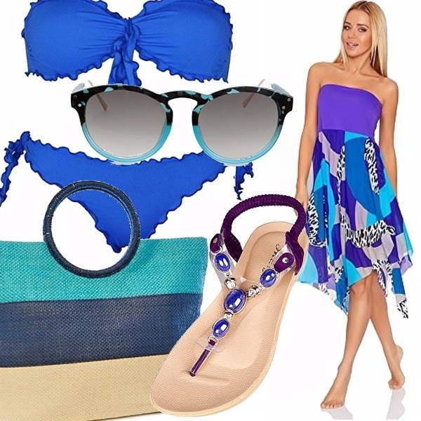 Outfit Amo il blu
