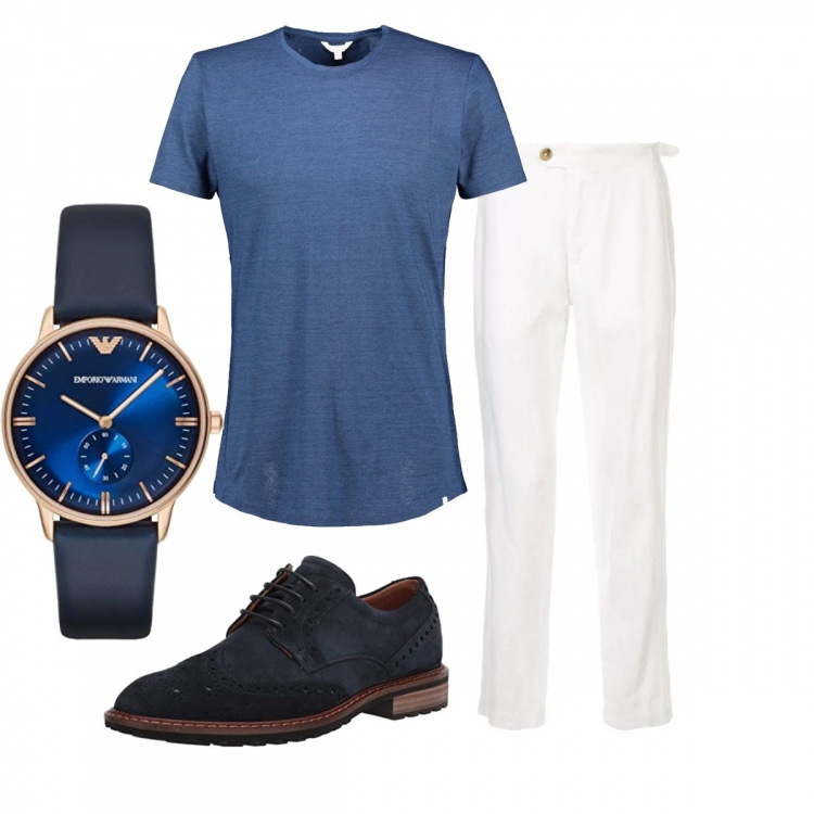Outfit homme - Décontracté stylé. Style Casual pour Tous les jours. Assortir avec t-shirts, chaussures à lacets.