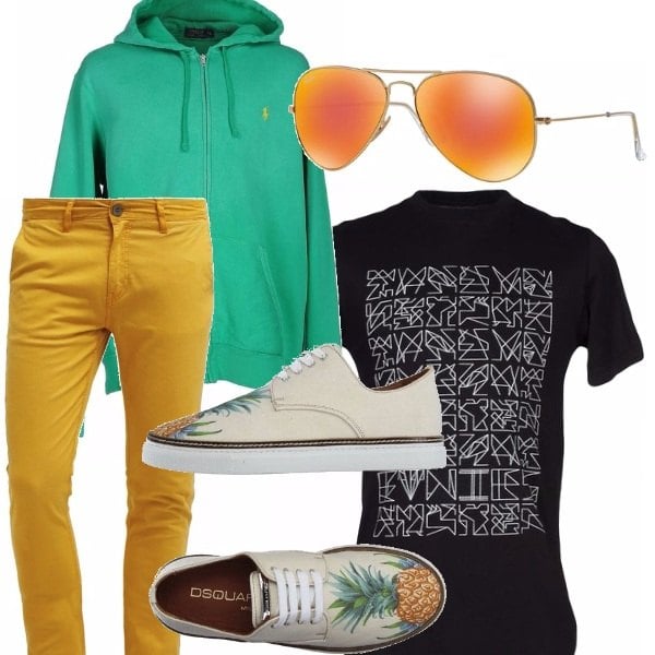 Outfit Colori tropicali