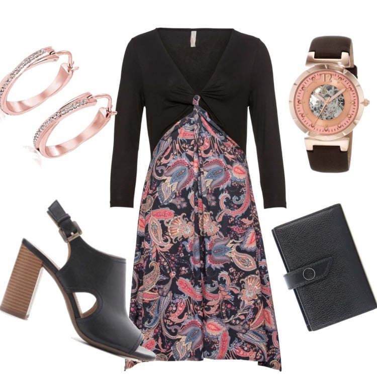 Outfit donna - Total look #643359. Abbinamento con cardigans, sandali, orologi, orecchini, ciondoli.