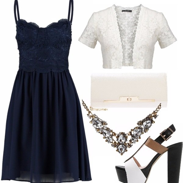 Outfit Matrimonio in blu