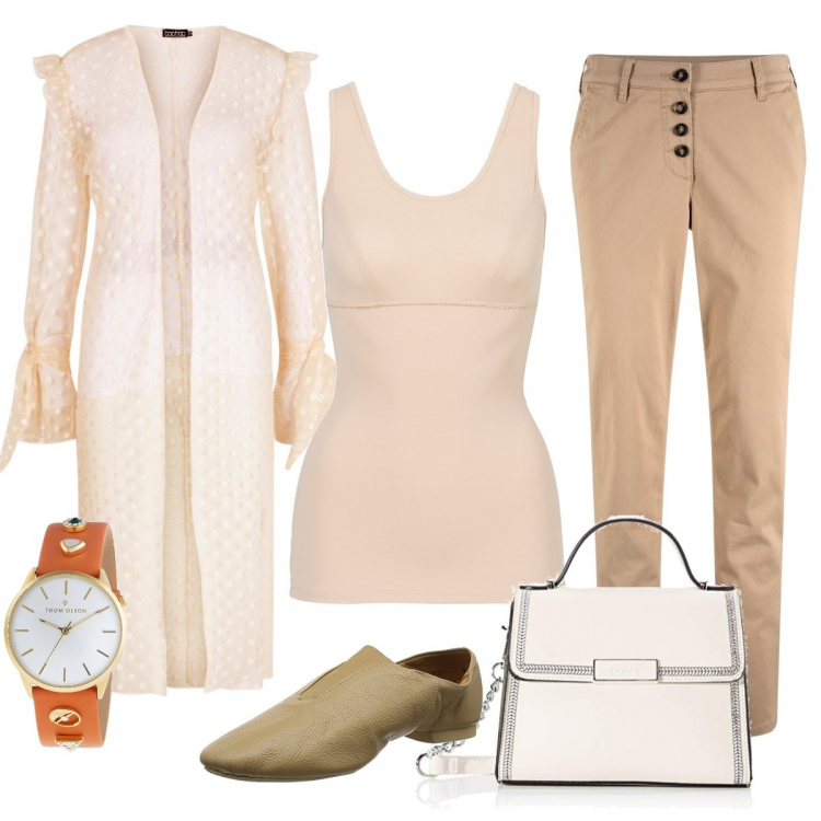 Outfit donna - Total look #666451. Abbinamento con top, shorts, camicie, ballerine, orologi, borse a tracolla.
