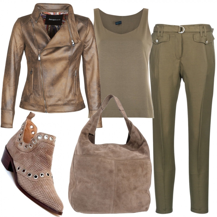 Outfit mujer - Trendy #60571. Estilo Trendy para Todos los días. Combinación con abrigos, botines, pantalones, bolsos de mano, camisetas sin mangas.