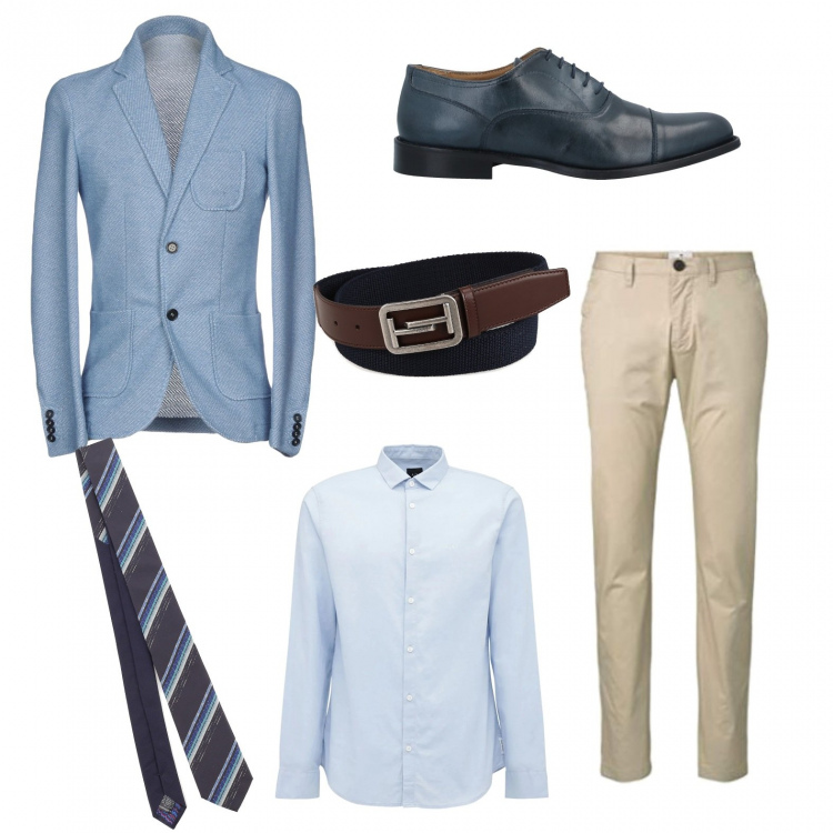 Outfit uomo - Il matrimonio del mio migliore amico. Stile Business/Elegante per Cerimonia. Abbinamento con giacche, scarpe stringate, pantaloni, camicie, cravatte, cinture.