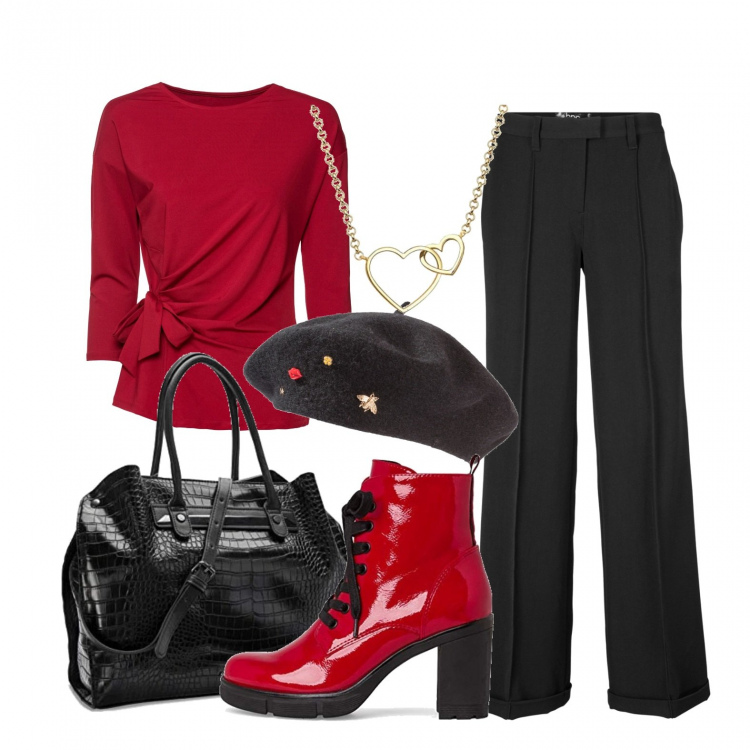 Outfit donna - Fashion ovunque ..... Stile Trendy per Tutti i giorni. Abbinamento con cappelli e berretti, pullovers, pantaloni, stivaletti, borse a mano, collane.