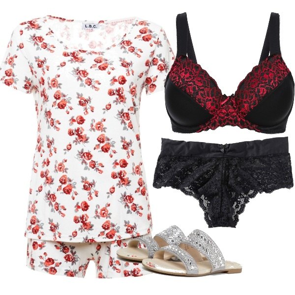 Outfit donna - Basic #4008. Stile Basic per Tutti i giorni. Abbinamento con culotte.
