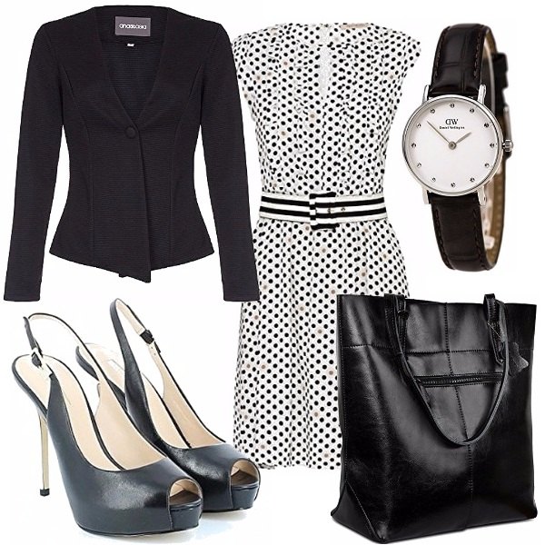 Outfit Look a pois