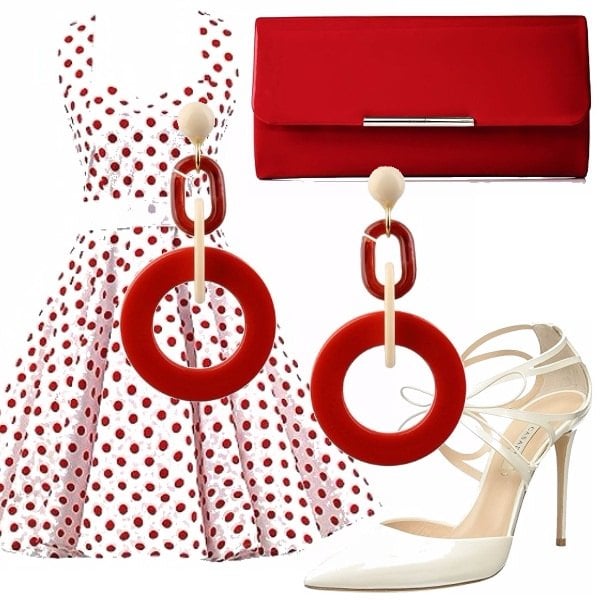Outfit Anni 50, a pois!