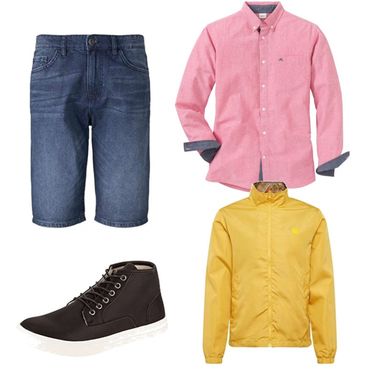 Outfit uomo - Casual #24333. Stile Casual per Sport. Abbinamento con camicie, giacche, pantaloni, sneakers.