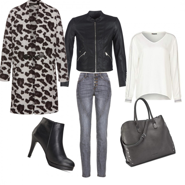 Outfit donna - BlackBasic. Stile Urban per Serata fuori. Abbinamento con cappotti, jeans, stivaletti, giacche, borse a mano, camicie.