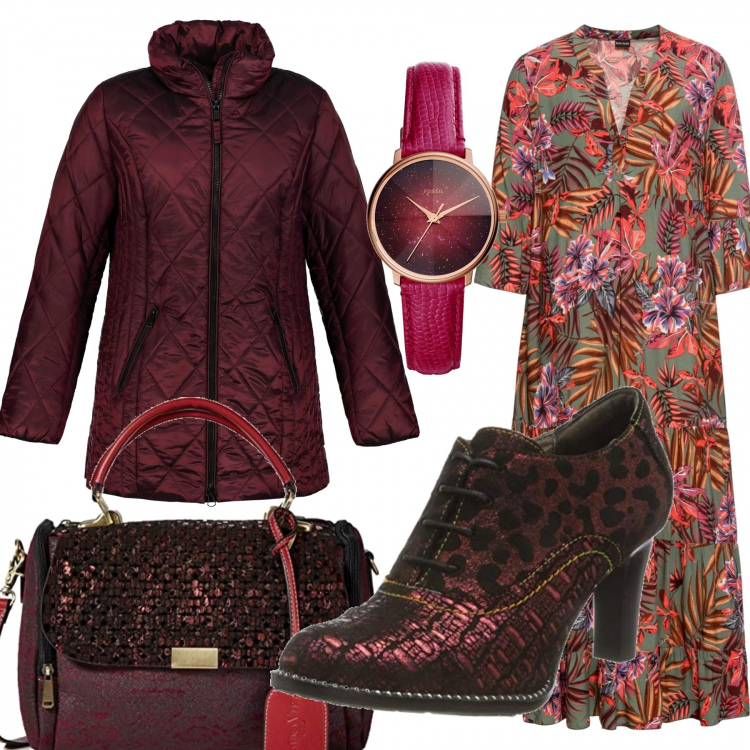 Outfit donna - Vanalikadasi outfit. Abbinamento con vestiti lunghi, orologi, scarpe stringate, borse a mano, blazer.