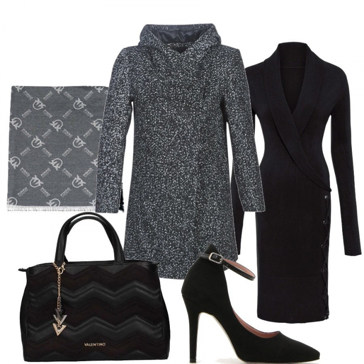 Outfit donna - Per una serata speciale. Stile Sexy per Serata fuori. Abbinamento con vestiti, cappotti, borse a mano, décolleté, sciarpe.