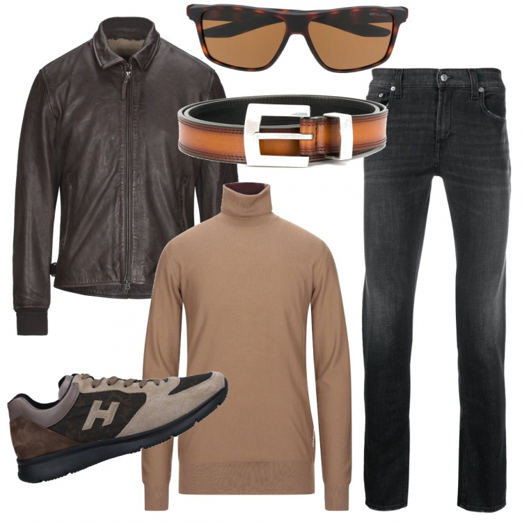 Outfit uomo - Saldi a Febbraio grandi firme. Stile Urban per Tutti i giorni. Abbinamento con jeans, occhiali da sole, cinture, sneakers, cappotti, pullovers.