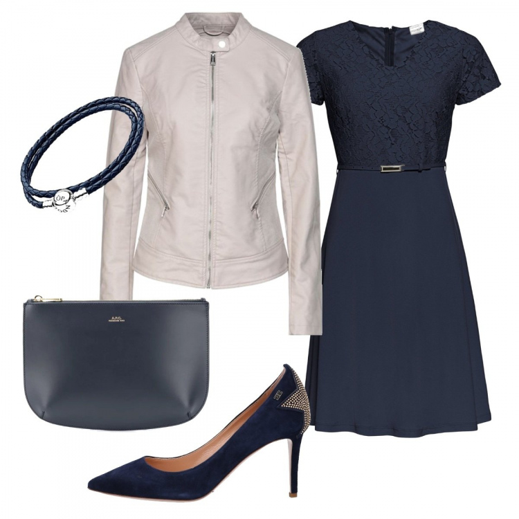 Outfit donna - Bon Ton #4477. Stile Bon Ton per Serata fuori. Abbinamento con vestiti corti, cappotti, décolleté, clutch, braccialetti.
