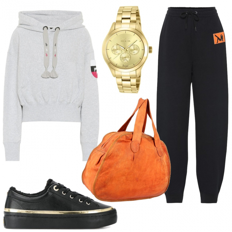 Outfit femme - Basique #14238. Style Basique pour Tous les jours. Assortir avec sacs à main, pantalons de sport, sneakers, sweats à capuche, montres.