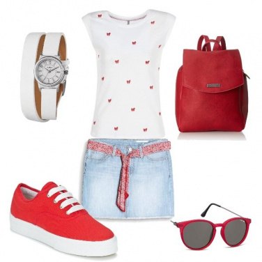 Outfit Fiocchi rossi