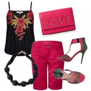 Outfit Ufficio a fiori