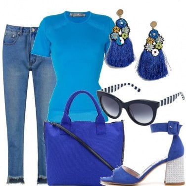 Outfit Toni del blu